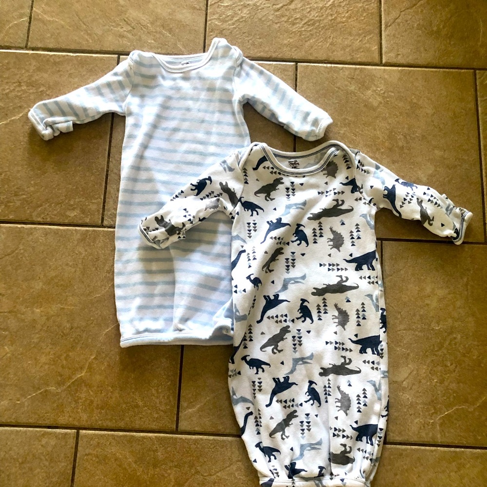 Touched By Nature Infant Nightgowns - Set of Two - 0-6 months - Sooo soft!!!